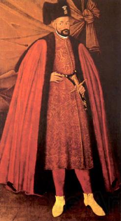 Jost Amman Portrait of Stephen Bathory of Poland.